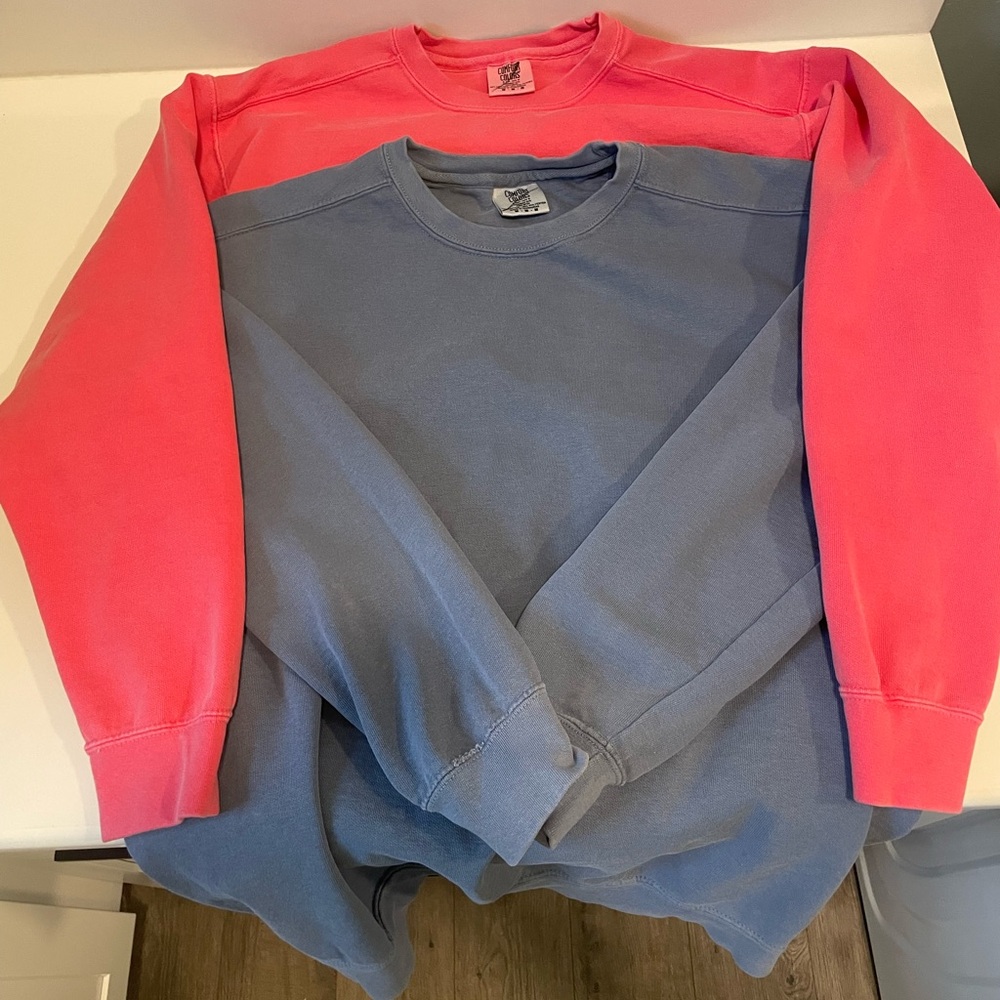 Comfort Colors Crewneck Pullover Sweatshirts Lot